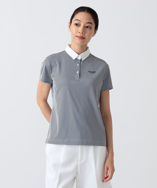 WOMEN PURPLE LABEL — стрит‑клерик поло‑рубашка