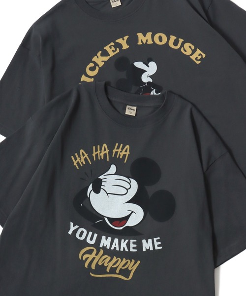 Disney — футболка с принтом (Mickey Mouse / Minnie Mouse / Friends), мужская, полупрозрачная, короткий рукав