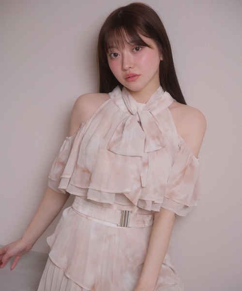 2way рубашка‑жилет (2way rivon‑tied blouse)