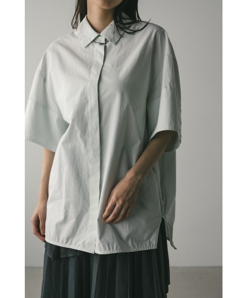 Harfsleeve Robe Oversized Size Shirt — свободная рубашка большого размера