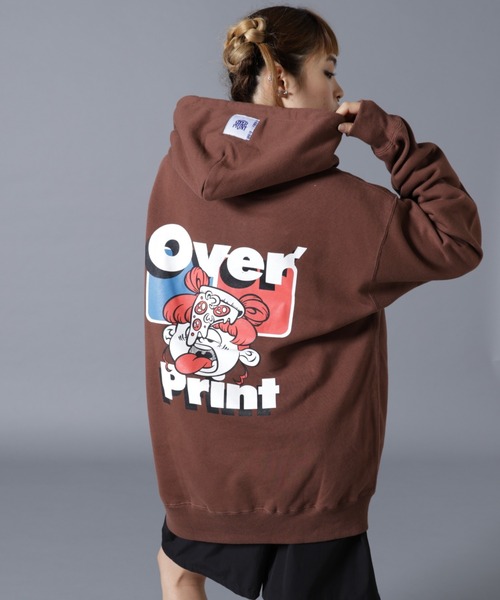 overprint / Overprint / PIZZA HOODIE — худи с принтом пиццы
