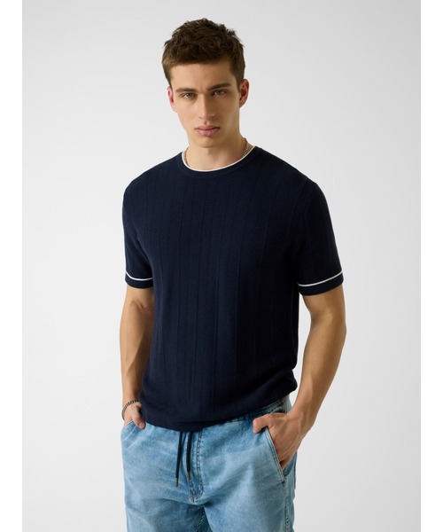 GUESS JEANS свитер с прошивкой (seater)