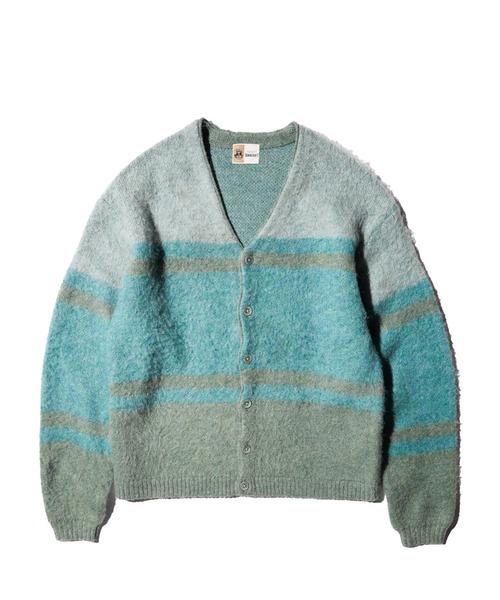 TOWNCRAFT Mohair Shaggy Jacquard Cardigan — кардиган из мохера жаккардовый