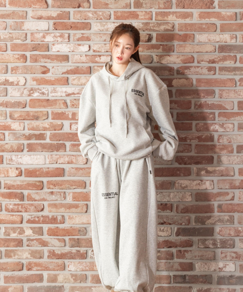 Essential Fleece Parka Suit (Grey) — флис-парка серого цвета