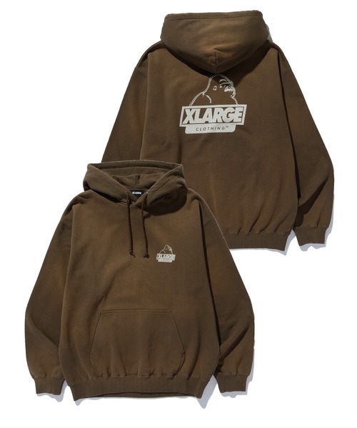Discharge Printed Slanted OG Hooded Sweatshirt — худи с принтом
