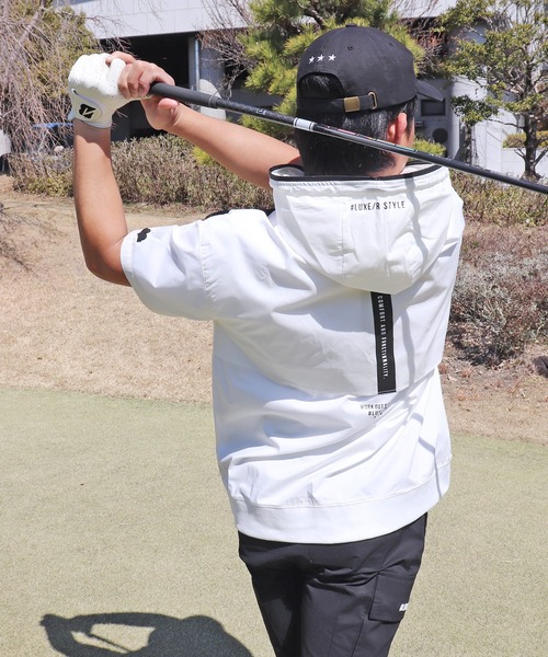 (RM)【LUXE/R GOLF】стретчевые кросс-джип парка полу рукав парка