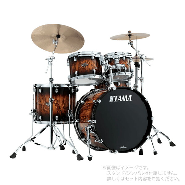 TAMA Starclassic Walnut/Birch WBS42S-MBR комплект барабанов из ореха/берёзы с кейсом для палочек, в наличии на 7 августа
