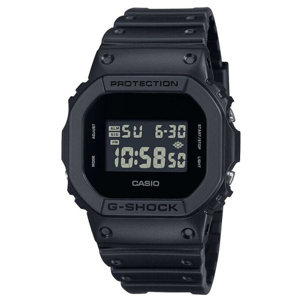 Часы G‑SHOCK CASIO DW‑5600UBB‑1JF — мужские уличные цифровые, чёрный корпус, поп‑культурный дизайн