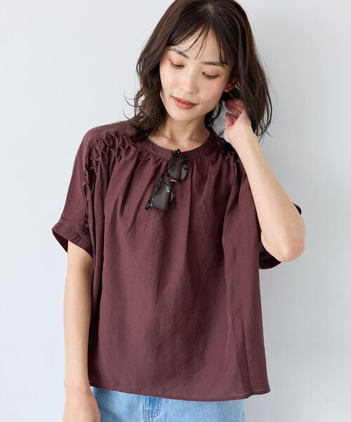 Hands Mock Gazer Blouse — блузка Hands Mock с эффектом глазирования