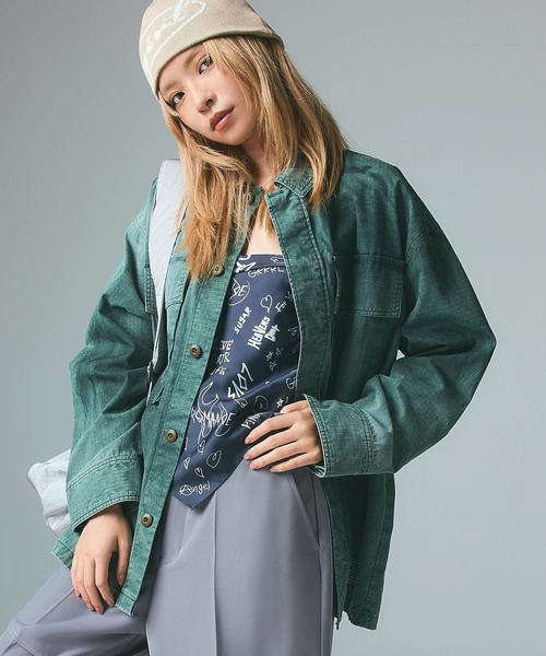 Faded Military Shirt — рубашка в военном стиле с эффектом выцветания