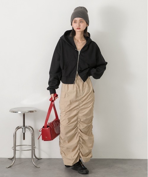 Double Zip Short Furry — короткая дубленка с шортами (шорт-куртка)