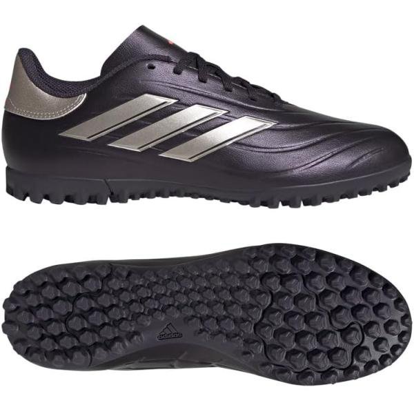 Adidas футбольные бутсы Copa Pure2 Club TF IG8727 чёрный/платиновый, размер M (турбо)