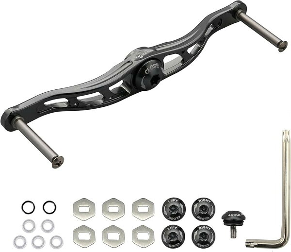 Витрил Reirl Handl Nobashi 70 авиационный алюминиевый Shimano Diwa Abgurashia универсальная вейтрил (dark gray, 120mm)