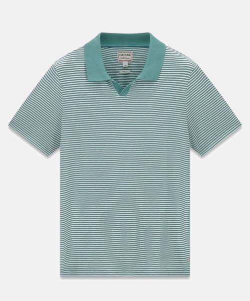 HUNTER Stripe Knit Polo — полосатое вязаное поло