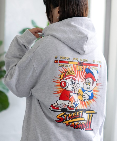 SIDEWAYSTANCE — флисовая куртка с подкладкой (Pullover Parka Polar Fleece)