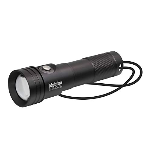 bigblue RGB WHITE LIGHT II — подвесной LED-фонарь для дайвинга, цвет белый/красный/синий/зеленый, 100m водонепроницаемость, множественные цветовые пресеты, комплект