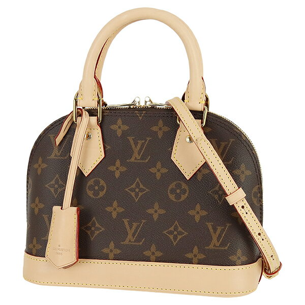 Сумка Louis Vuitton Alma BB из коричневой кожи с монограммой, двойная ручка, наплечная, женская мини-сумка LOUIS VUITTON черная через плечо брендовая