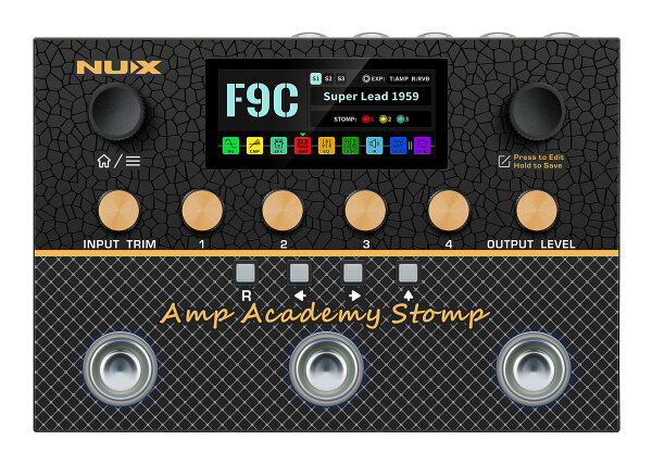 NUX Amp Academy Stomp Amp Modeler мультиэффект