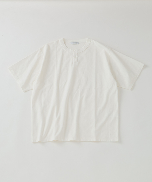 OE Black Pigment Henry neck — футболка