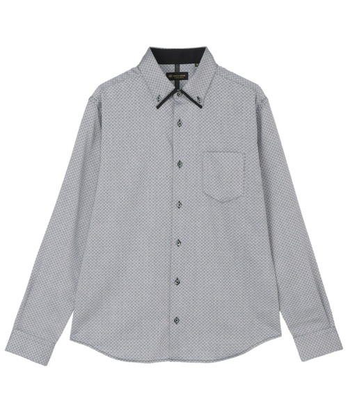 Дизайнерская длинная рубашка с принтом Button down