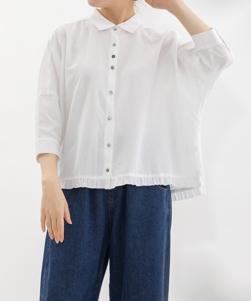 6‑минутный рукав с трикотажной вставкой Free‑crop T‑shirt