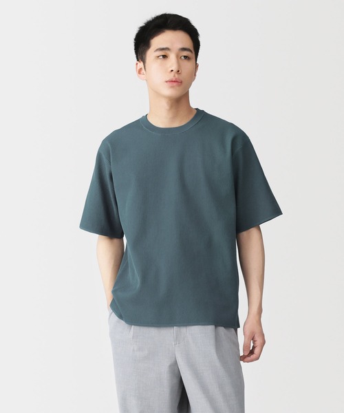 Ветеран лёгкий стираемый ребристый трикотажный полу‑рукавник T‑shirt