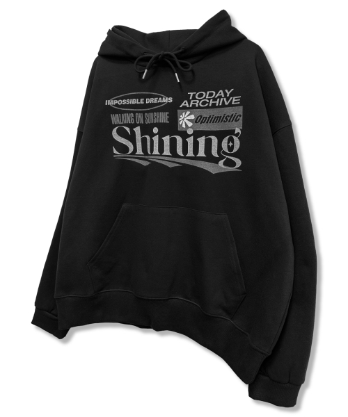 Shining Graffic Компресс-фит координирующий фурка — черный