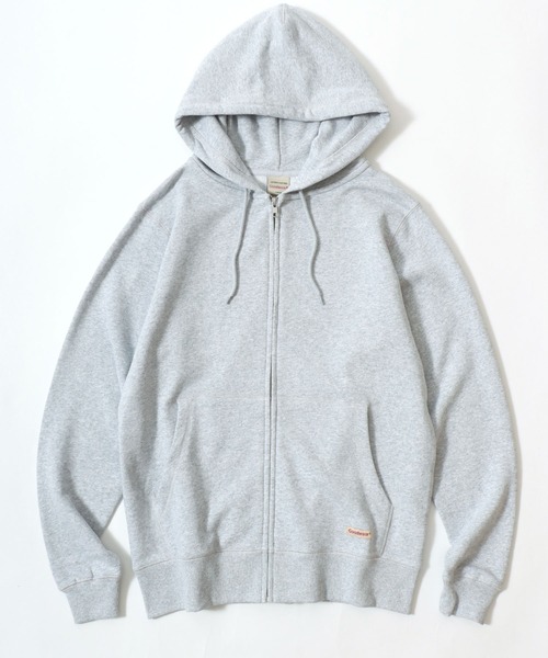 Goodwear — хлопковый USA кэш-футер без подкладки, худи с молнией, футер/редизайн, мужская