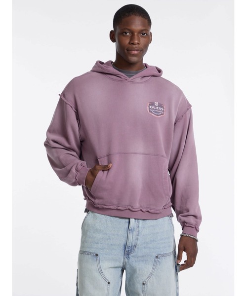 GUESS Originals Graphic Boxy Hoodie — худи boxy с графикой, парка