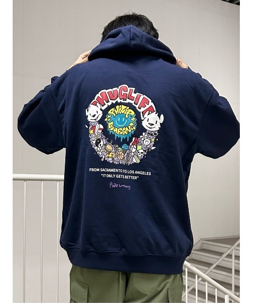 Other (Sony) [Men's] "Philip Lumbang" print sweat parker — свитшот‑парка с принтом