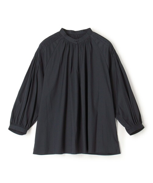 Stretch broad pintuck sleeve blouse — блуза со стрейчевой тканью и пинтаковыми рукавами