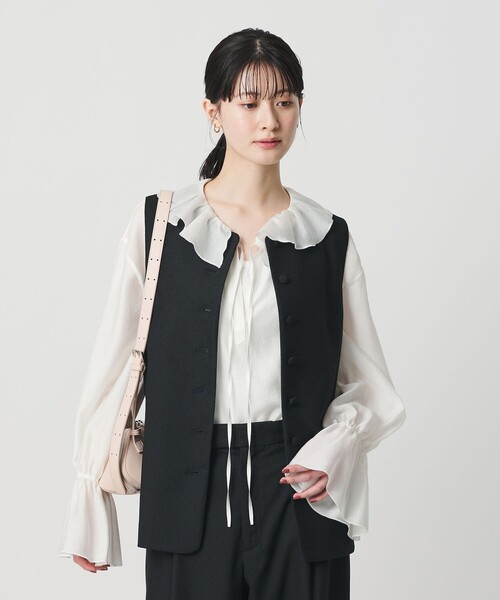 Ruffle skirt blouse
