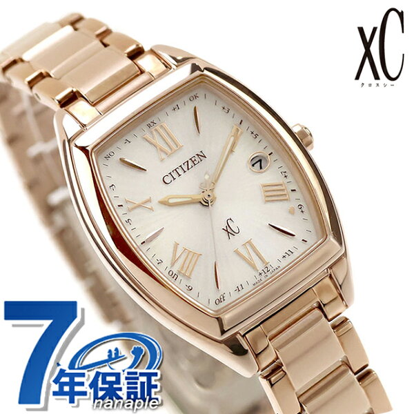 Citizen xC ES9395-53A женские анологовые часы с календарём, розово‑золотистый корпус, водозащита, лёгкий, практичный