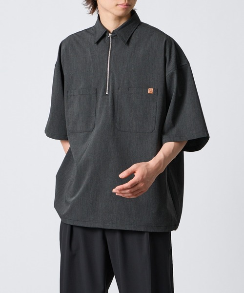 UNIVERSAL OVERALL — хаф-джип шерт (Half-zip shirt)