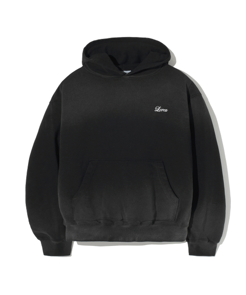 Faded Pigment Dyed Hoodie — черная, худи с эффектом выцвевшего пигмента