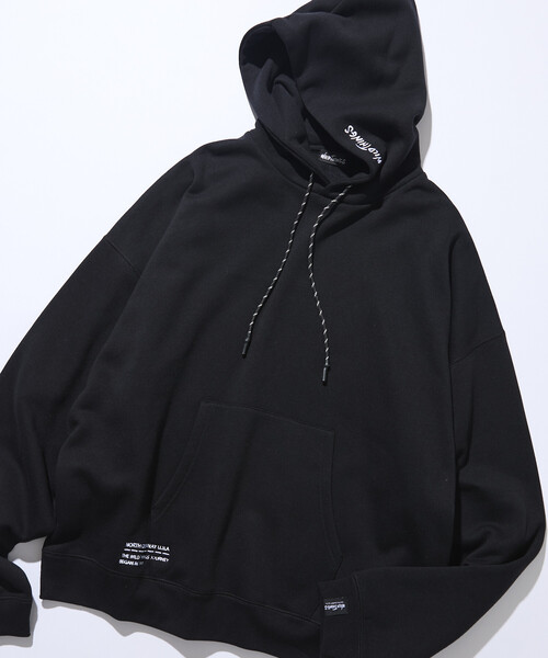 限定 WILD THINGS×FREAK'S STORE большой шарф‑плащ multi‑print парка / футди
