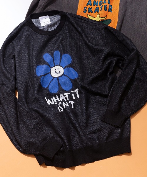ART BY MARK GONZALES / What it isNt — арт‑бай Марк Гонзалес футболка с принтом «M» унисекс