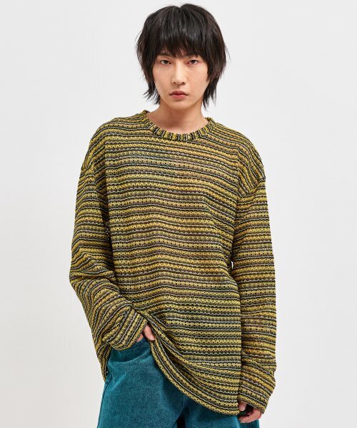 Shear‑look kraft knit pullover Iro
