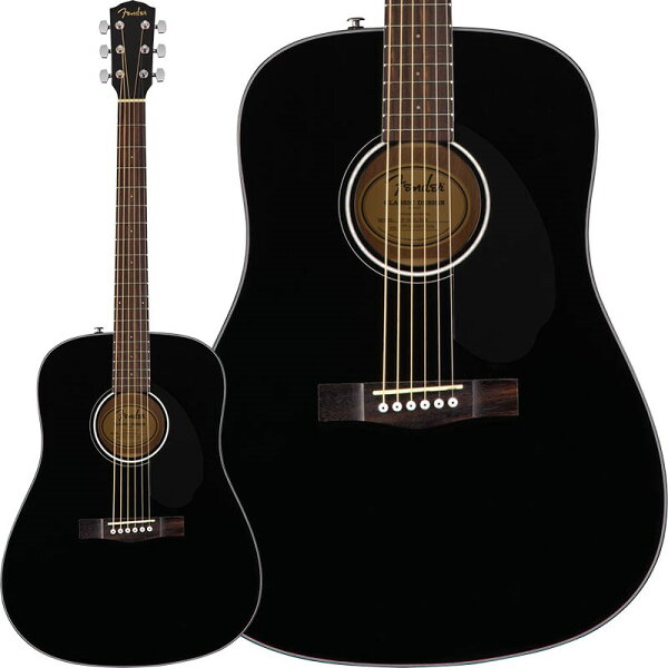 Fender CD-60S DREADNOUGHT (BLACK) — акустическая гитара Fender CD-60S (новая)