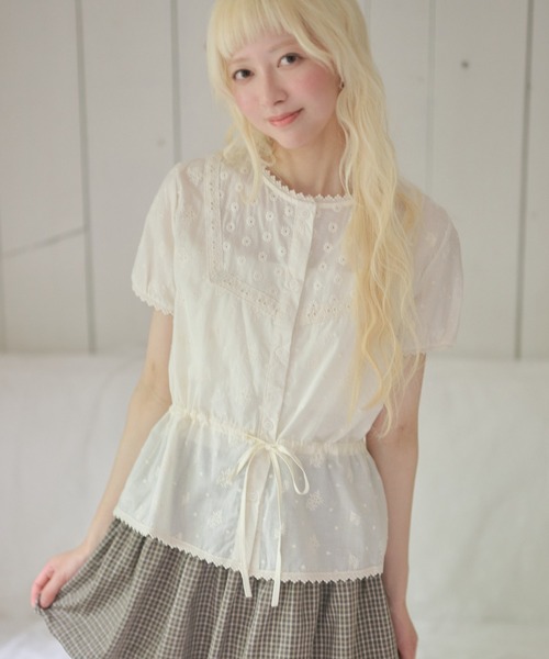 Cotton Flavour Aillet West Rib Lounge Blouse