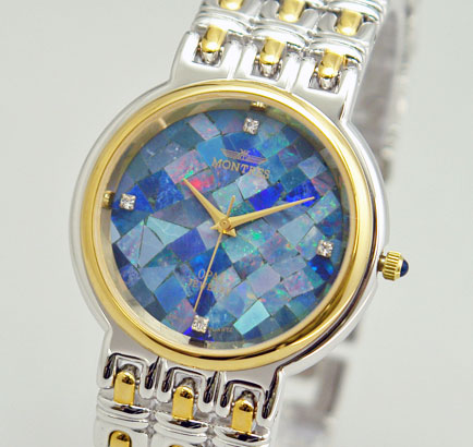 MONTRES 009G — наручные часы Montres, натуральный опал, красная серия (параллельный импорт)