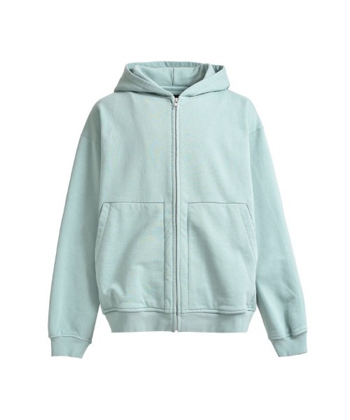 NEWRICH — худи с широкой молнией (wide zip up hoodie)