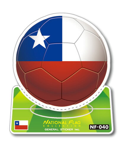 Наклейка на футбольный мяч CHILE NF040 — футбольный кубок, мирá W‑кубок, эмблема для промо