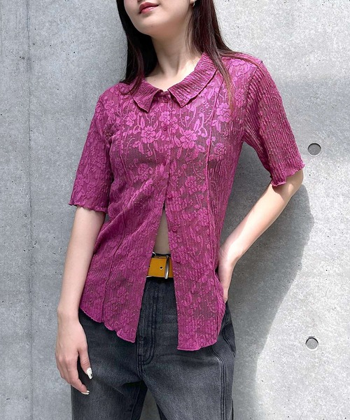 Cut‑reese shirt カーディガン — кардиган‑рубашка