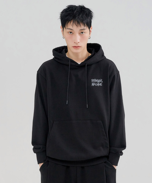 ユニセックス グラフィティ フードTシャツ-FERU5116B03