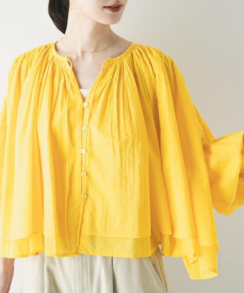 Cotton voile gauze blouse — хлопковая блуза из вуали