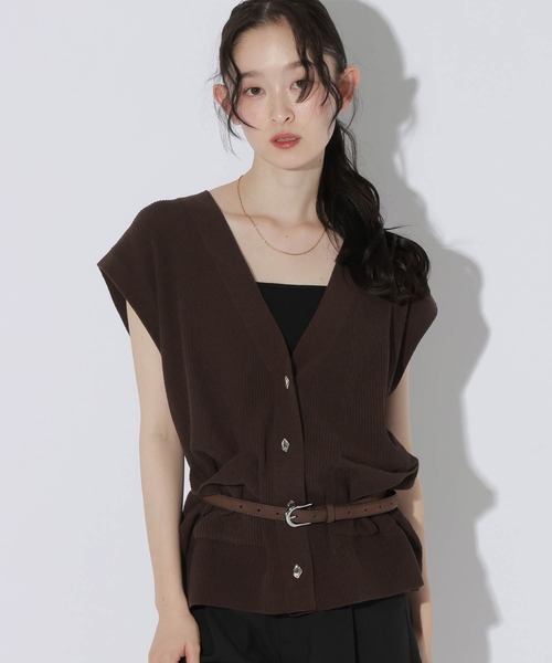 Wool knit vest / модель 855246