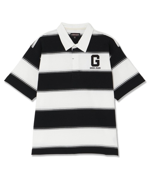 GUESS JEANS Ss Stripe Rugby — поло-рубашка