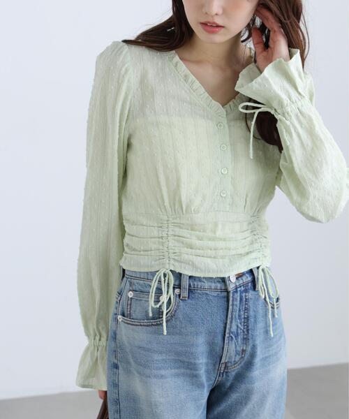 Dobby stripe blouse — блуза в рубчик (Dobby)