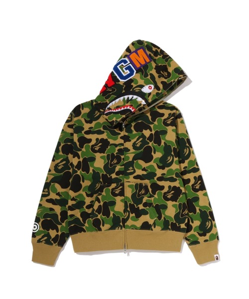 ABC CAMO CRYSTAL STONE SHARK FULL ZIP HOODIE (худи на молнии)